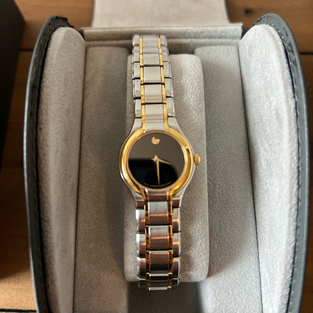 Women’s Two tone movado watch